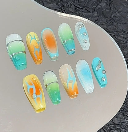 Dream of Sunset Custom-made Press On Nails