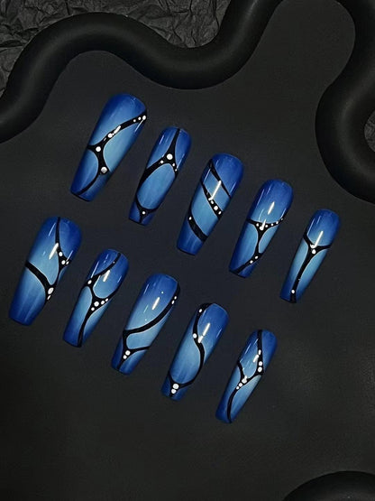 Blue Fairy Custom-made Press On Nail