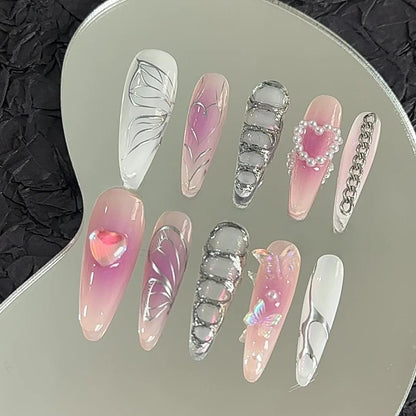 Sweetheart Custom-made Press On Nails